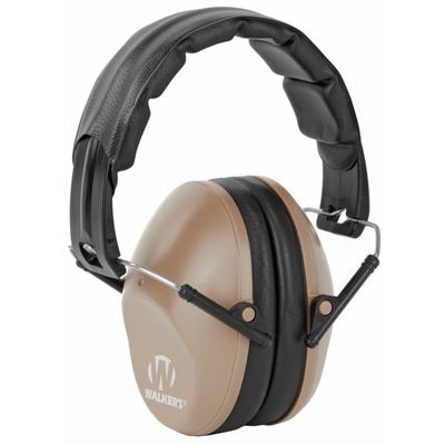 Walker's Low Profile Folding Ear Muff, Flat Dark Earth