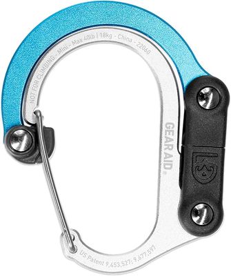 Heroclip Carabiner Small Steel Blue
