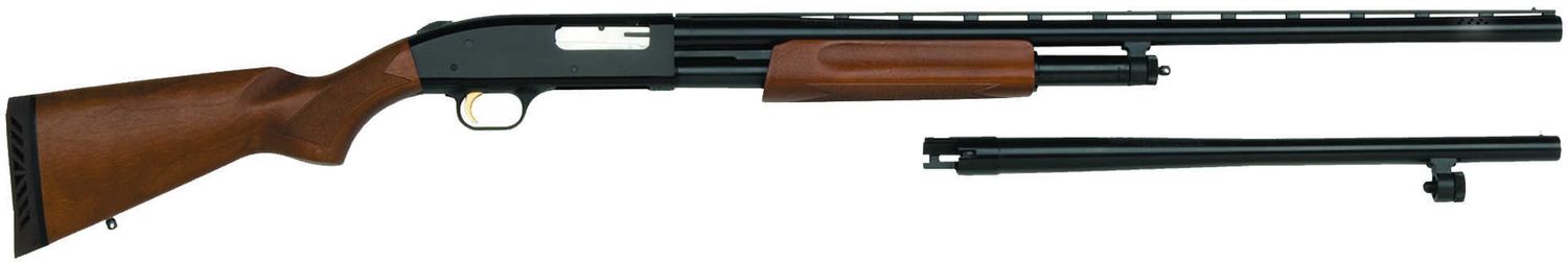 Mossberg 500 Field/Security Combo Pump-Action Shotgun, 12 Gauge, 2-3/4", 3", 18.5"/28" barrels, 6 Shot [54169]