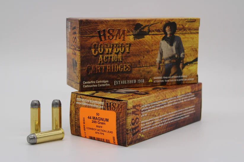 HSM 44 Rem Mag - 200 Grain,  Cowboy Action