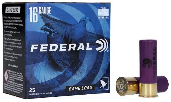 Federal Game-Shok 16 Gauge 2 3/4" Upland Game Load #6