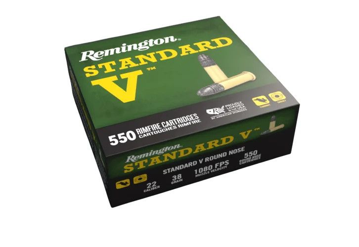 Remington .22 LR 38 Grain Standard V - 550 Rounds