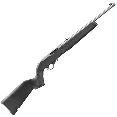 Ruger 10/22 Synthetic Black, Satin Stainless 18.5" Barrel, 22 LR