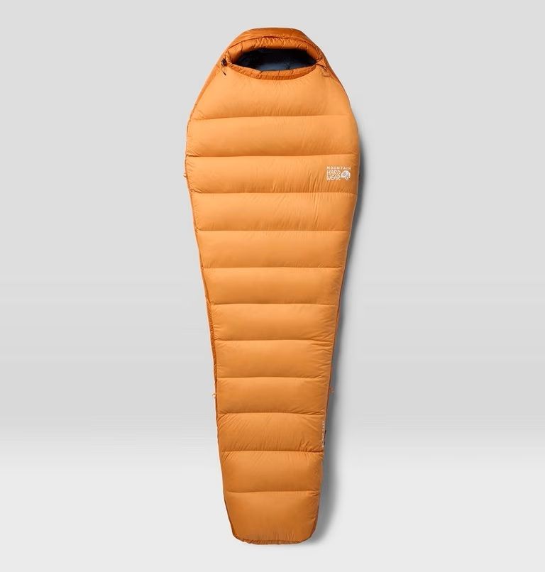 Mountain Hardwear Bishop Pass 0°F / -18°C Sleeping Bag Long, Color: Hale Orange, Zipper: Left Hand