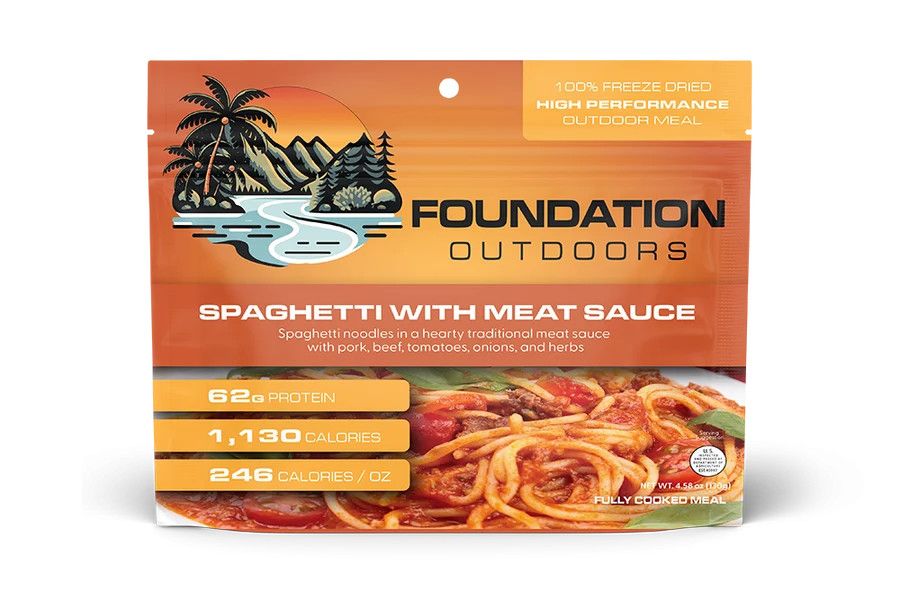 Foundation Outdoors Spaghetti with Meat Sauce - Pouch