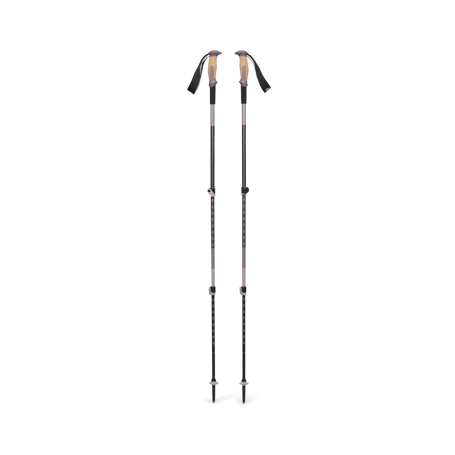 Black Diamond Trail Vista Shock Trekking Poles, Color: Dark Mauve