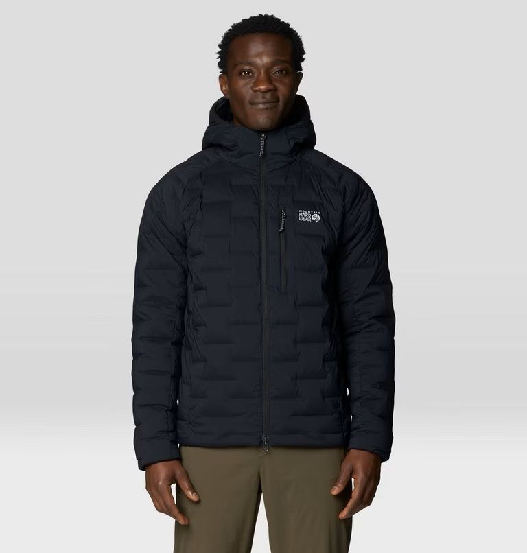 Mountain Hardwear Men's Stretchdown Hooded Jacket, Size: Small, Colour: Black