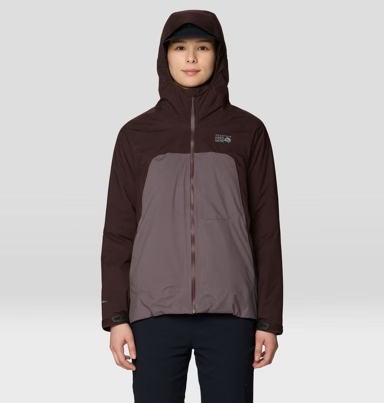 Mountain Hardwear Women's Stretch Ozonic Insulated Jacket, Size: Small, Colour: Deep Mulberry/Purple Sage