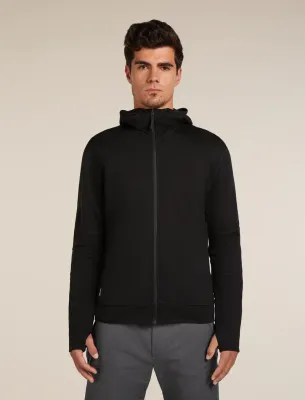 Icebreaker Men's Merino 360 RealFleece Elemental Long Sleeve Zip Hoodie