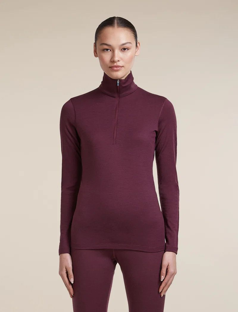 Icebreaker Women's Merino 200 Oasis Long Sleeve Thermal Half Zip