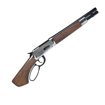EGE Arms Hanic HNL11 Lever-Action Shotgun 410 Gauge 2.5" 12" Barrel Walnut Stock, Nickel White