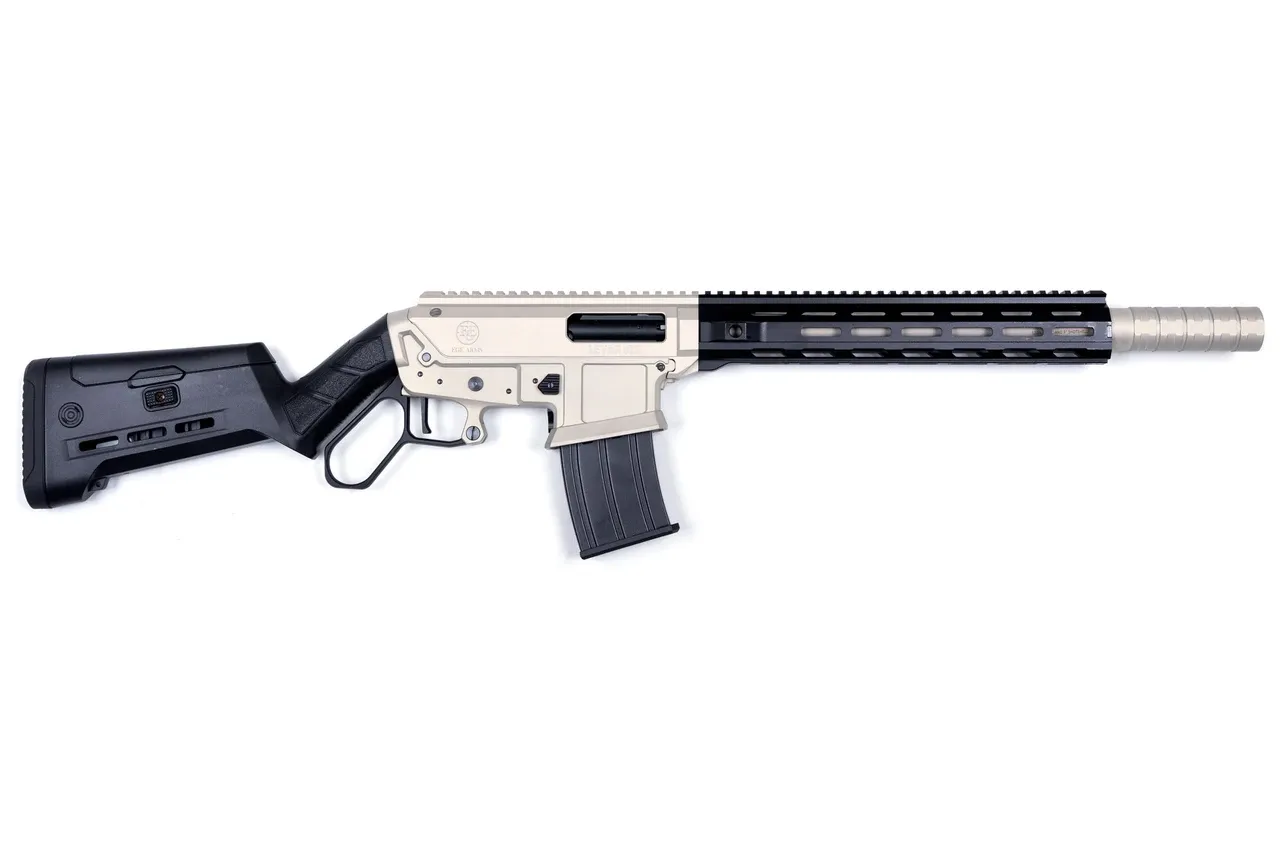 EGE Arms Levar12 Lever Action Tactical Shotgun 12 Gauge 3" 18.6" Barrel, Synthetic Nickel