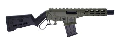 EGE Arms Levar12S Lever Action Tactical Shotgun 12 Gauge 3" 10.6" Barrel, Synthetic Distressed Green