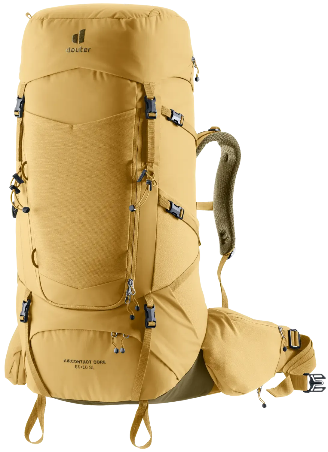 Deuter Aircontact Core  55 + 10 Trekking Backpack Savanna-Nori