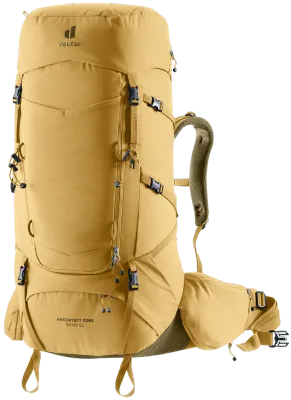 Deuter Aircontact Core  55 + 10 Trekking Backpack Savanna-Nori