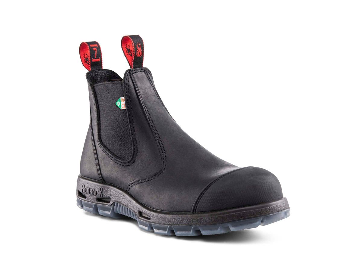Redback Bobcat CSA Scuff Cap Slip-On Leather Work Boots