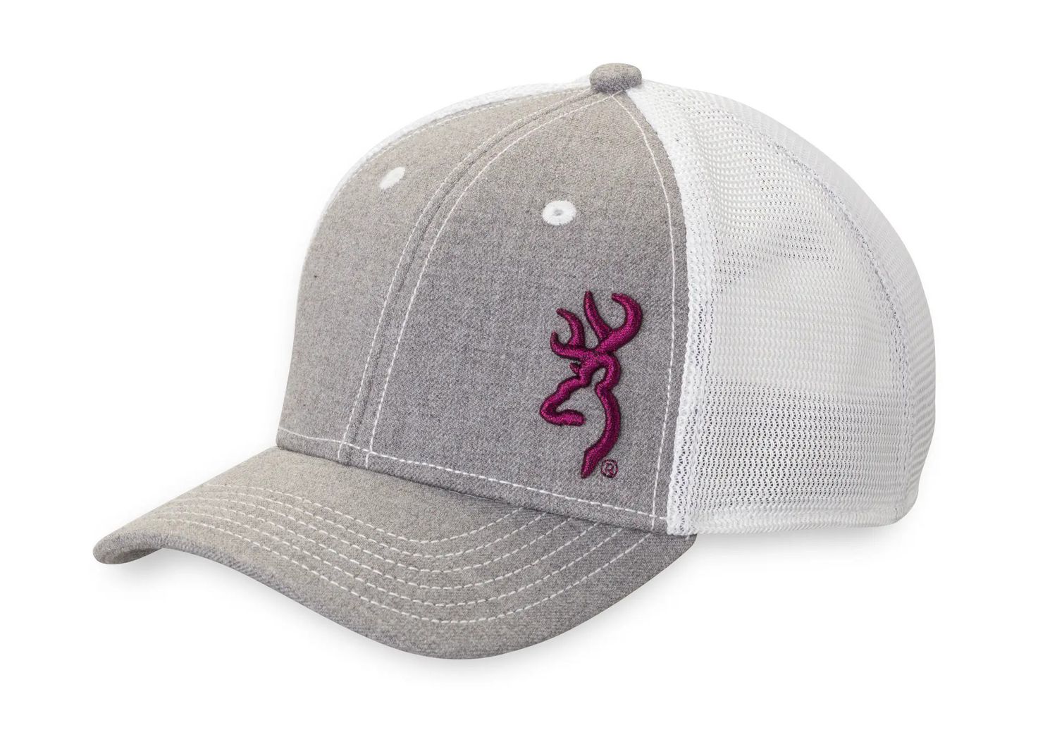 Browning Logo Nadia Cap Grey-White