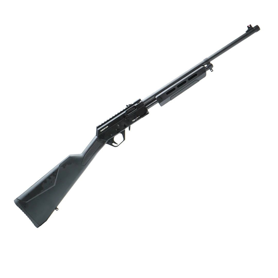 Derya TM22 Pump-Action Rifle, 22 LR 18" Barrel, Synthetic Stock