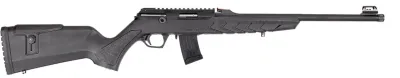 Derya Bolt-Action Rifle, 22 WMR 18" Barrel, Black Synthetic Stock