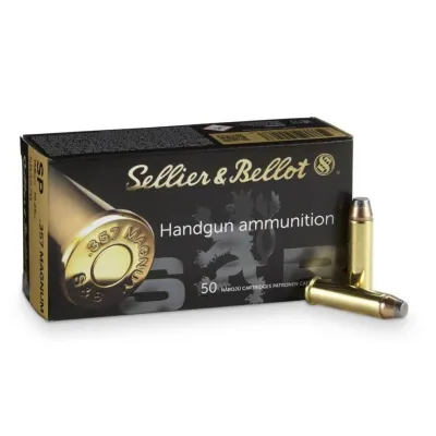Sellier &amp; Bellot 357 Mag 158 Grain SP, 50/Box