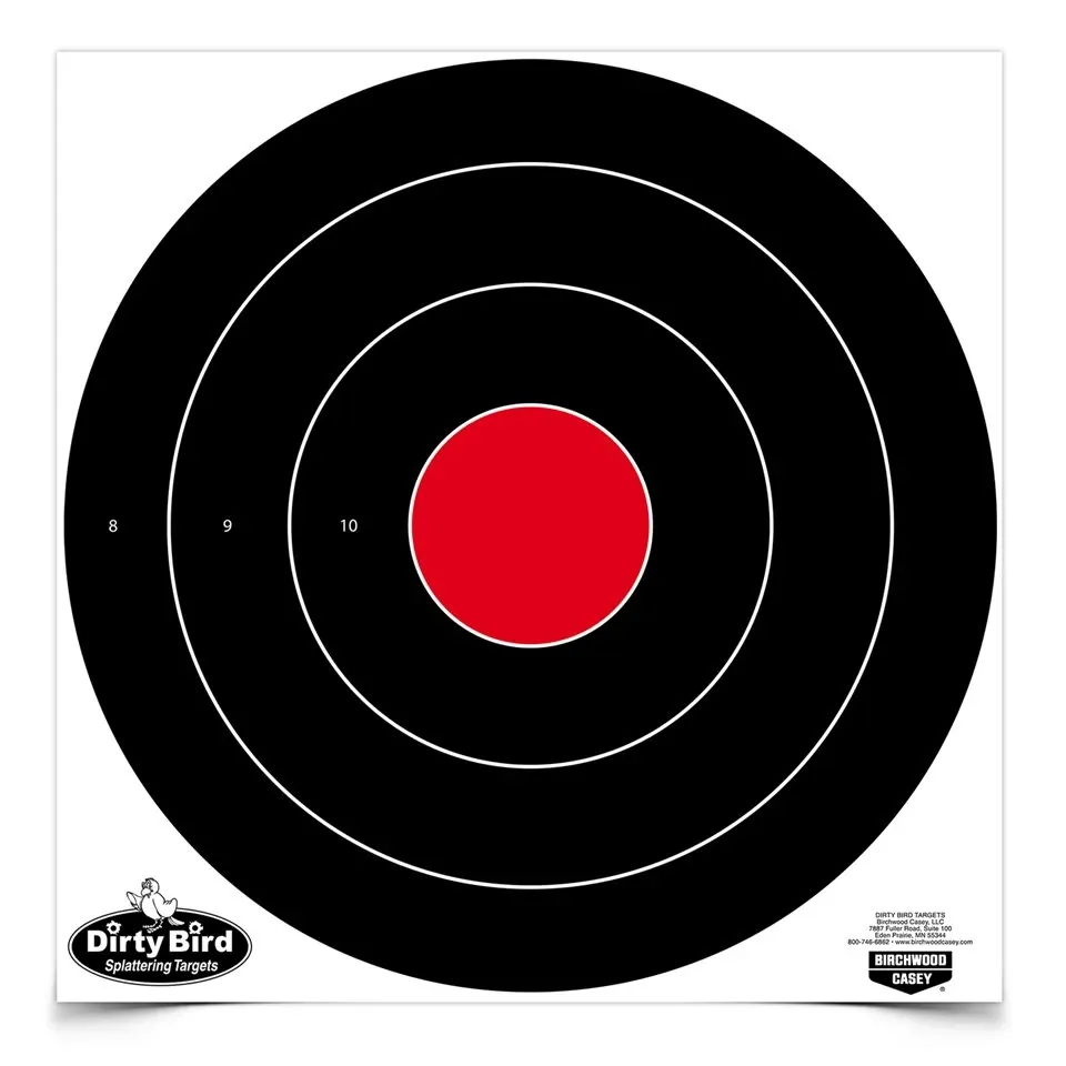 Birchwood Casey Dirty Bird 17.25 Inch Bull's-Eye Target 5 Pack