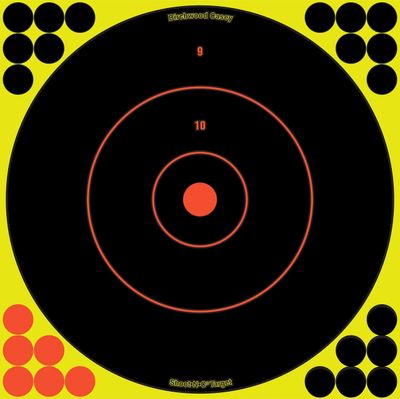 Birchwood Casey Shoot•N•C 12 Inch Bull's-Eye 12 Pack
