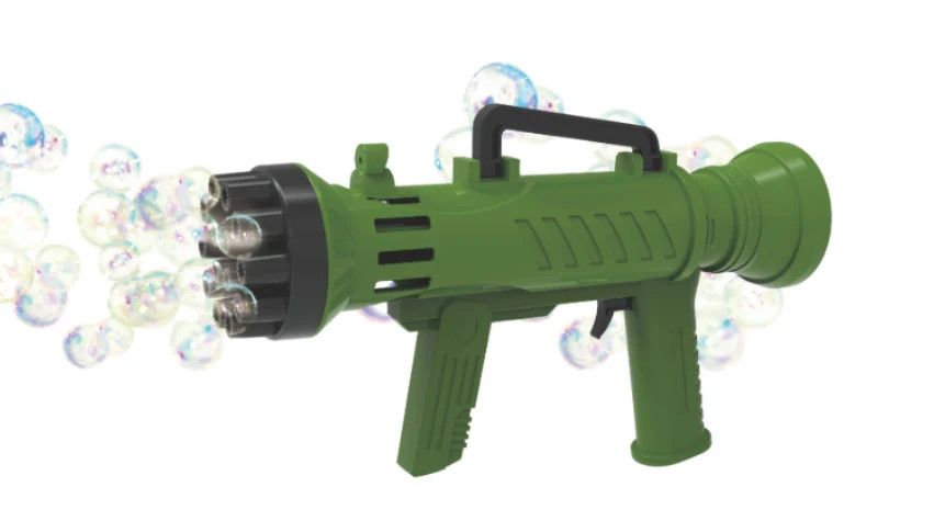CampCo Caliber Gourmet 14 Hole Bazooka Bubble Gun-Green
