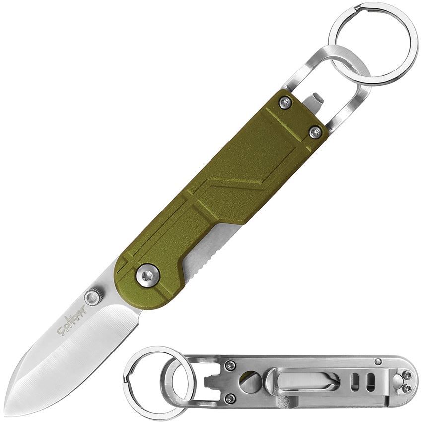 Caliber Gourmet Folding Knife With Bottle Opener