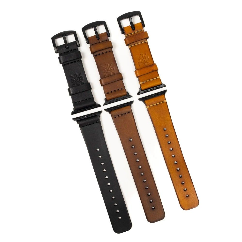 KIT 3 Apple Watch Leather Straps