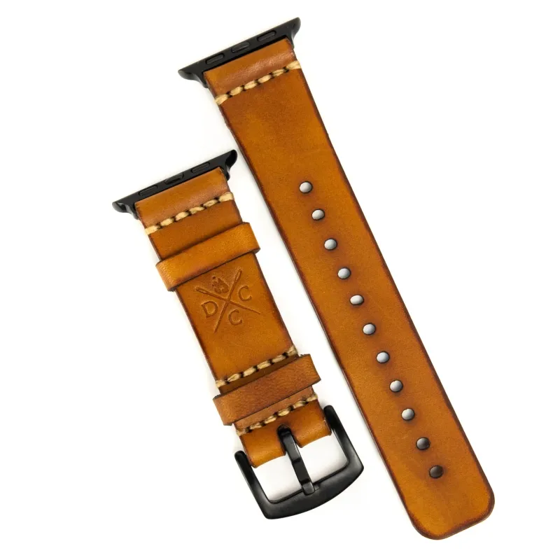 Apple Watch Havana Leather Strap