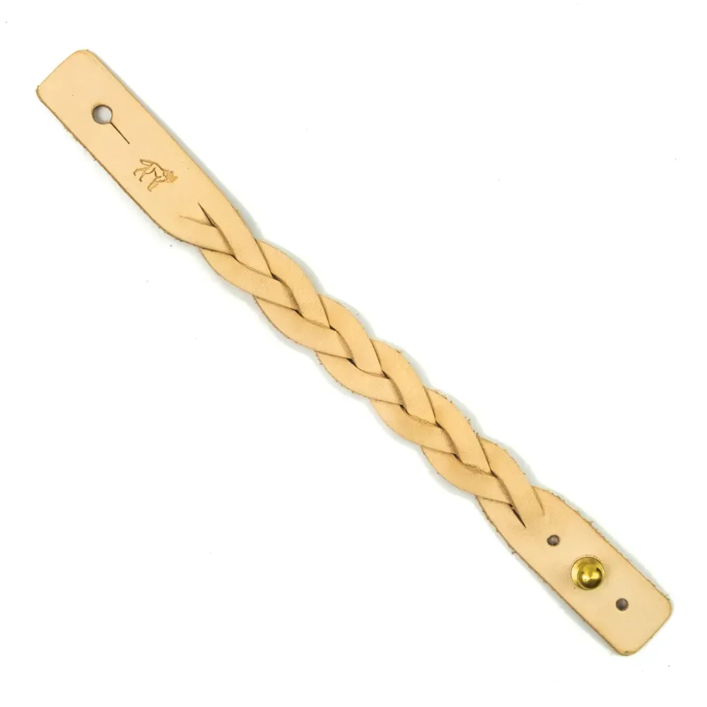 Braided Leather Bracelet Rawhide Leather