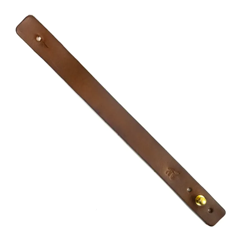 Brown Leather Cuff
