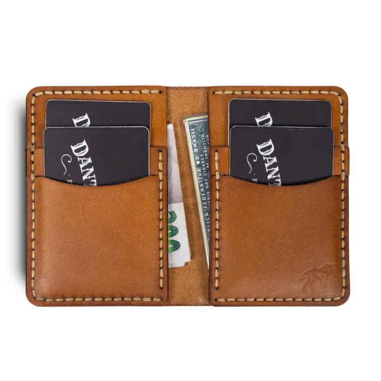 Havana Vertical Leather Wallet NO.6