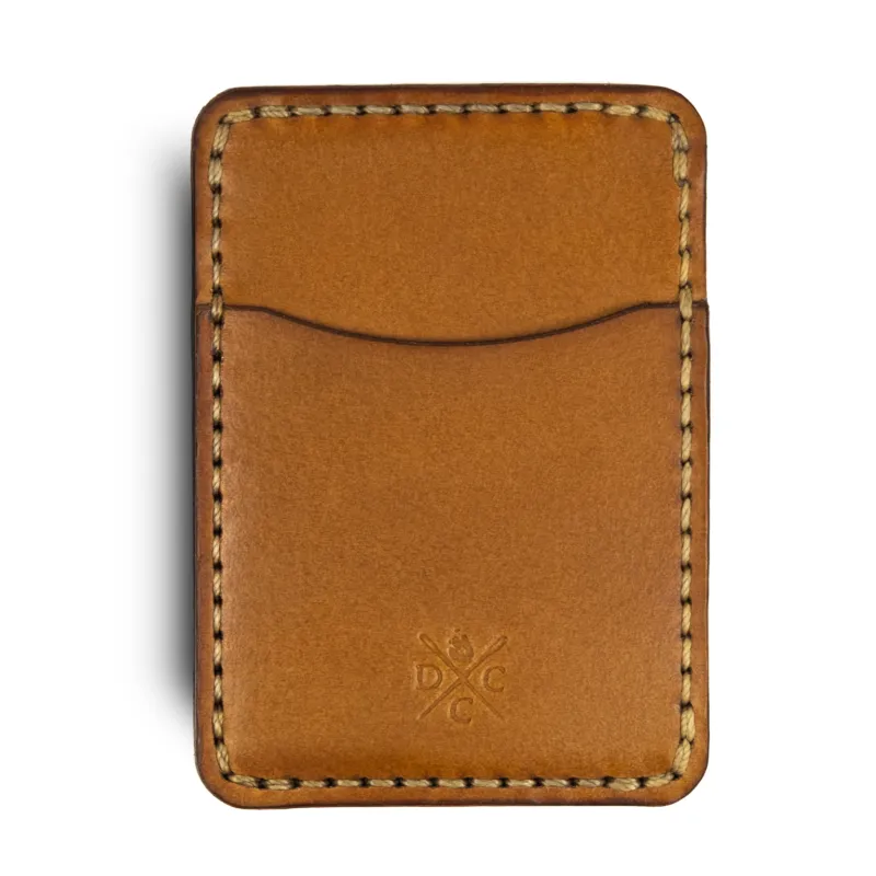 Vertical Minimalist Leather Wallet No.3 – Havana