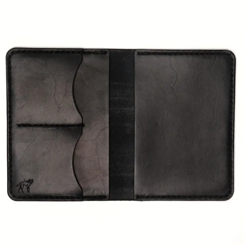 Leather Passport Holder | Black – Unisex