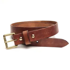 1.25″ Brown Leather Belt