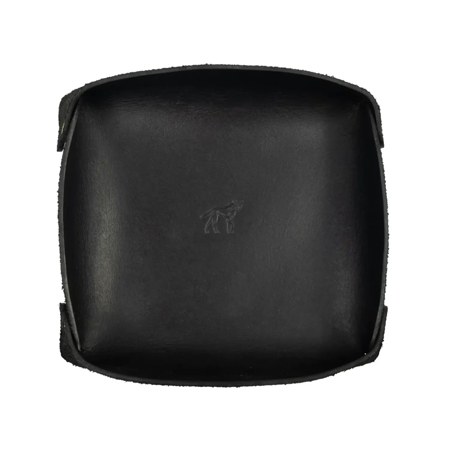 Black Leather Desk Tray