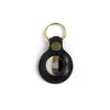Leather Keychain AIRTAG Black