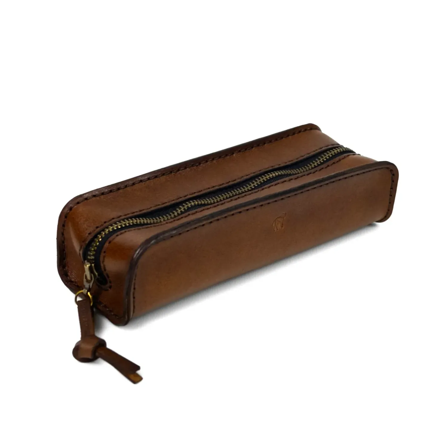 Brown Leather Domus Pen Case