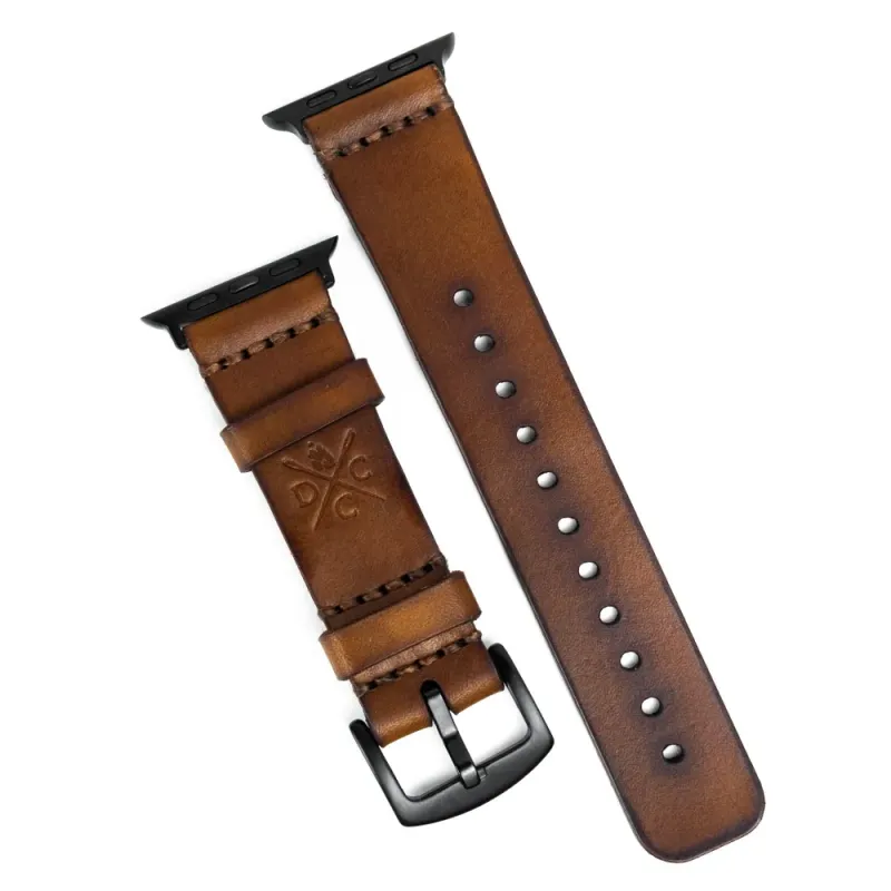 Apple Watch Leather Strap Brown