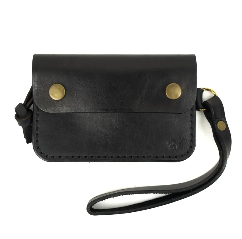 SARA Black Leather Wallet
