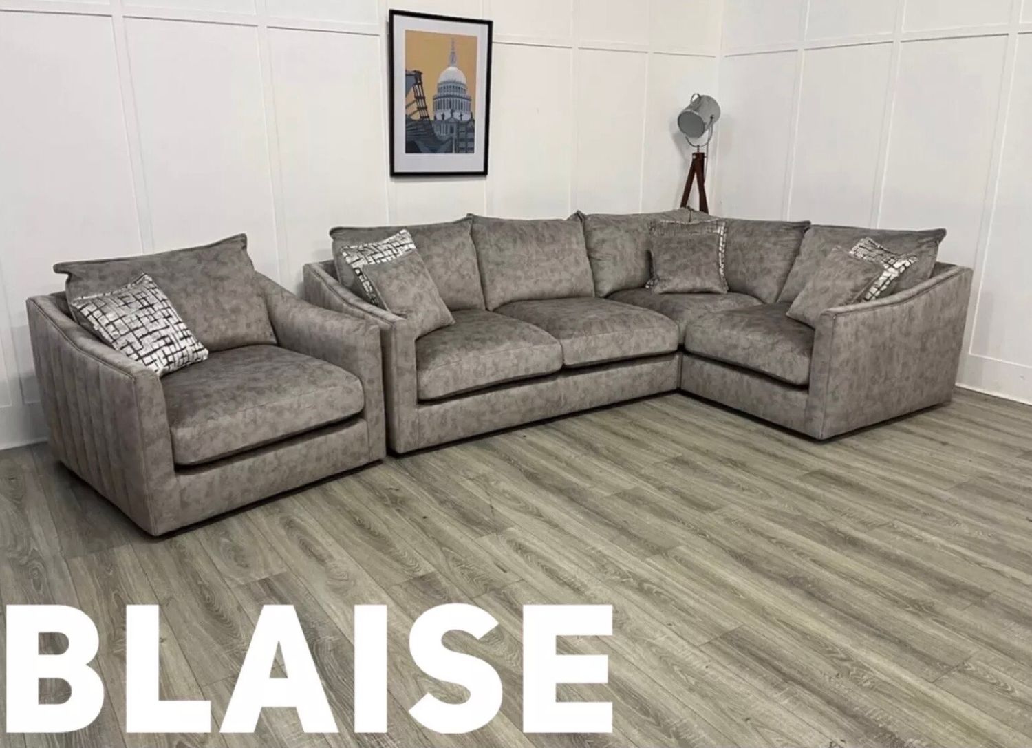 Blaise RHF Corner Sofa & Armchair