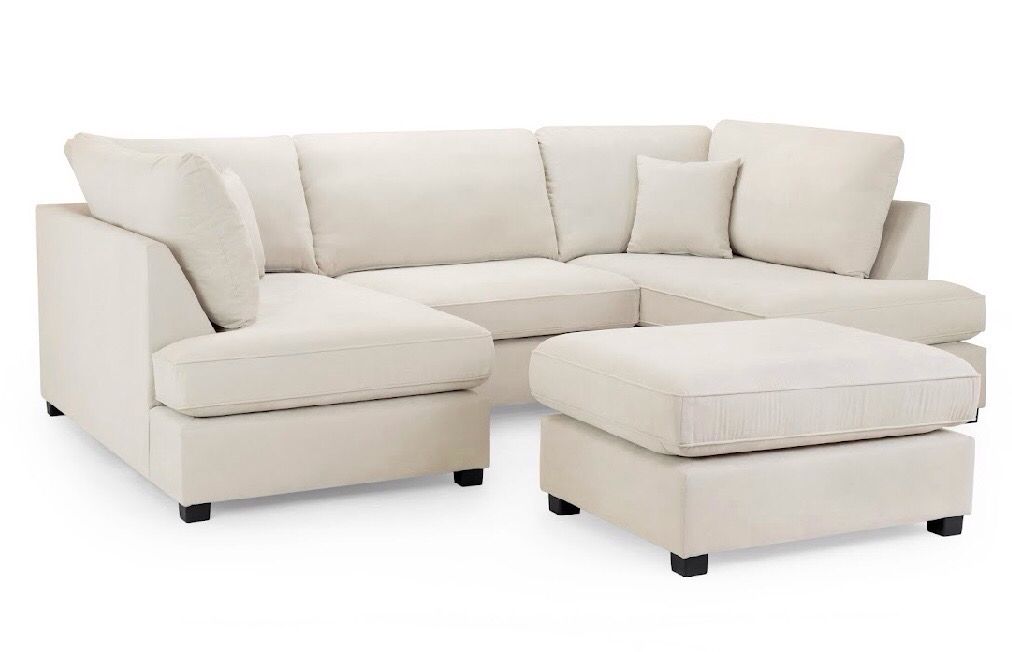 Regent U Shape Sofa & Footstool (Classic)