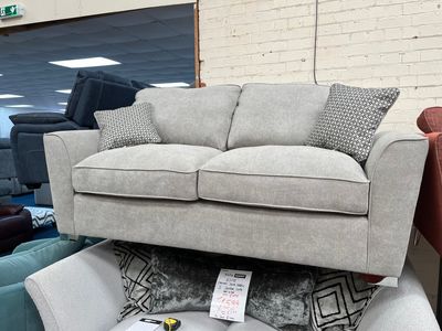 Fantasia 3 Seat Sofa In Pebble Fabric
