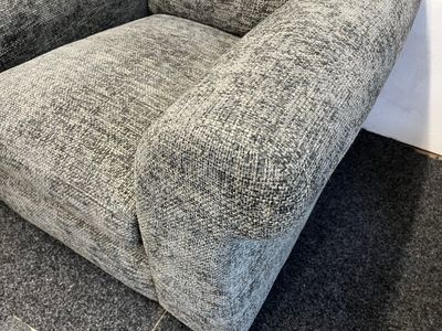 Cora Armchair In Charcoal Fabric