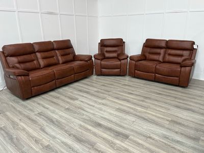 Belgravia 3 & 2 Seat Sofas & Armchair Power Reclining Suite