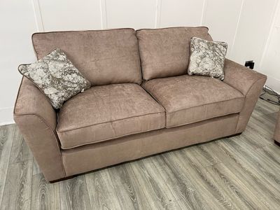Fantasia 3 & 2 Seat Sofas In Mink Fabric