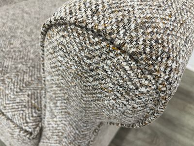 Henley 3 & 2 Seat Sofas & Armchair & Stool In Herringbone Fabric
