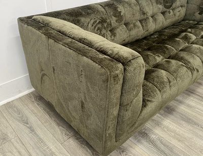 John Lewis At The Helm Grace Grand 3 Seat Sofa In Green Fabric
