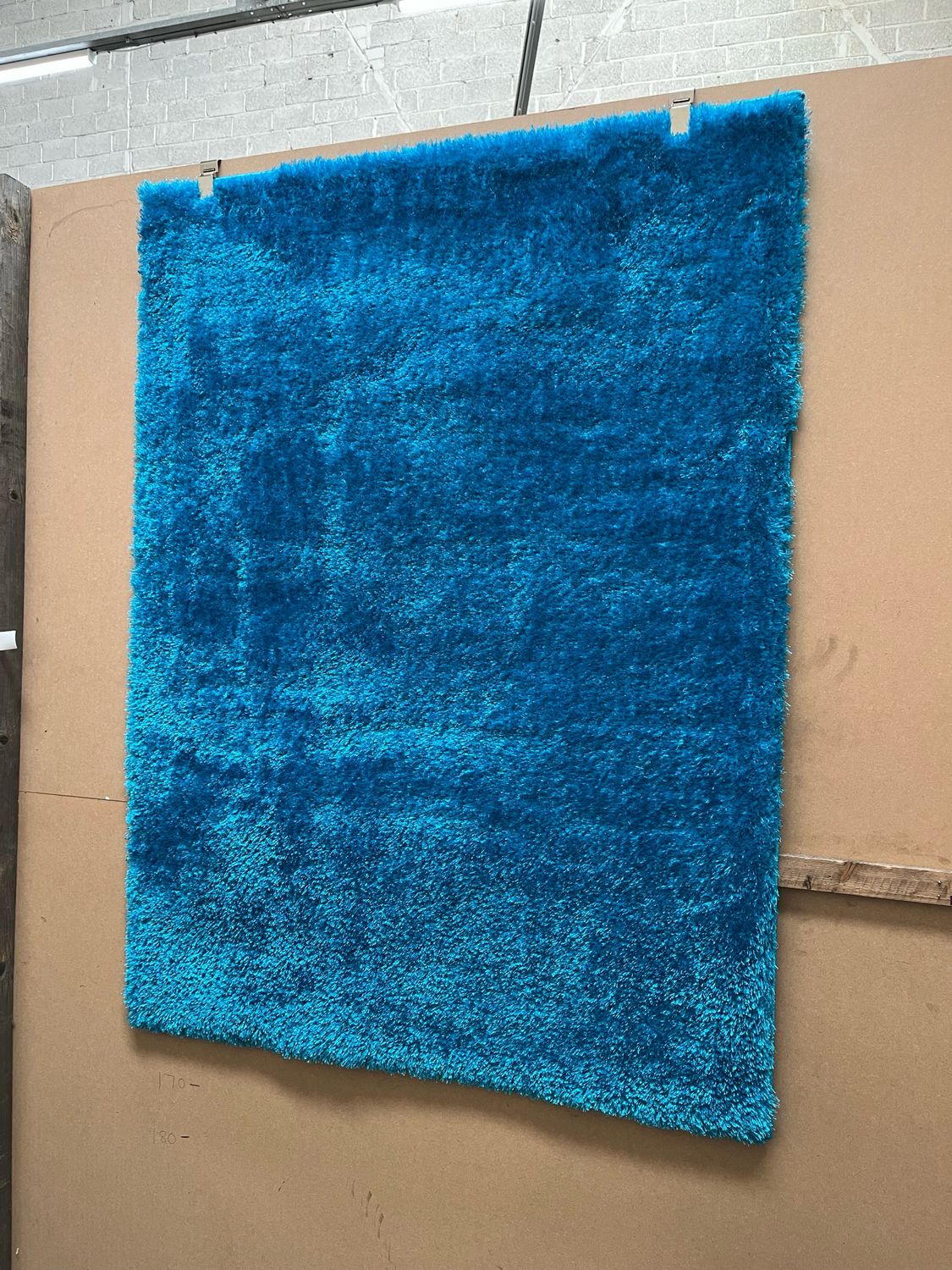 Blue Soft Rug 160cm X 120cm (156)
